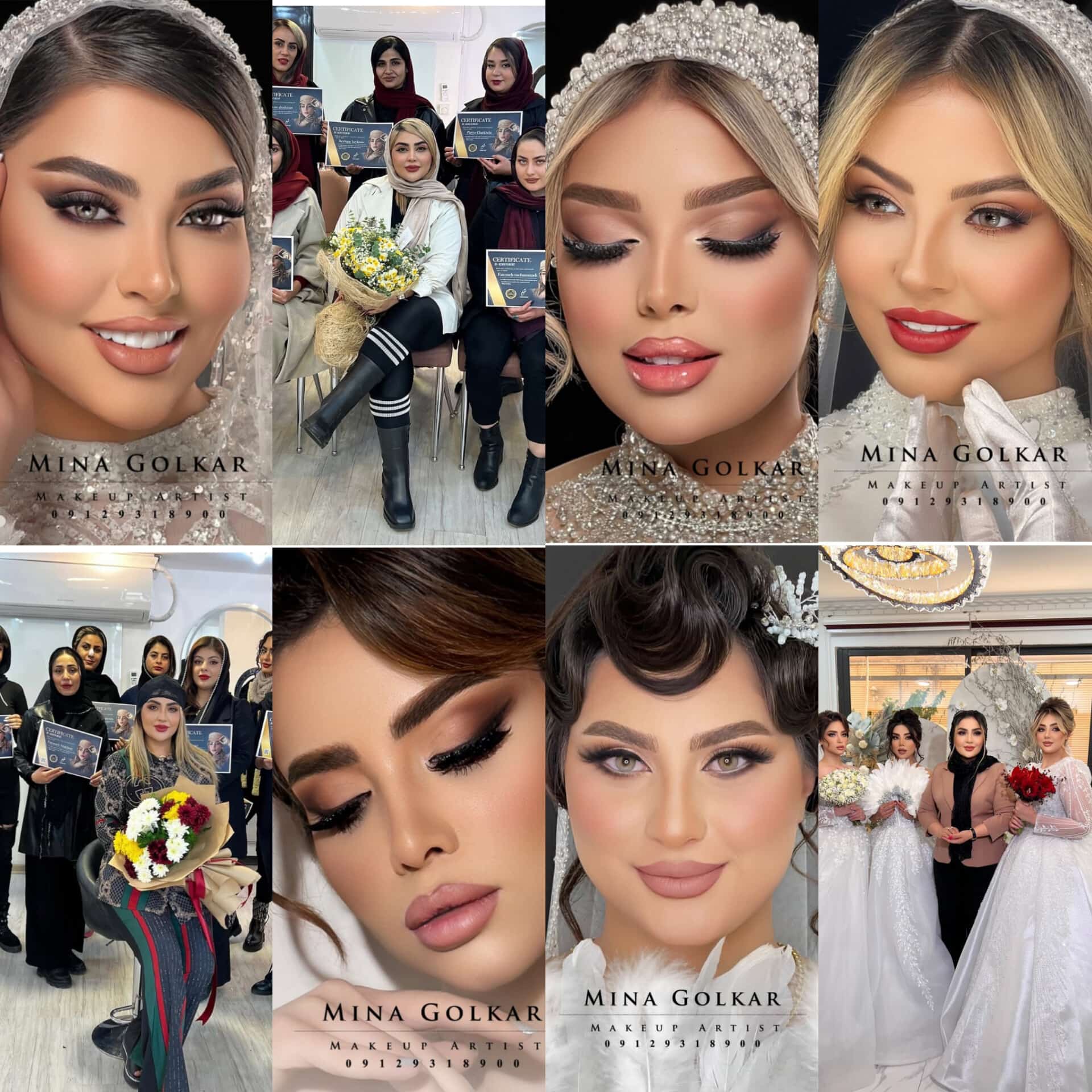 بهترین آرایشگاه اصفهان برای عروس