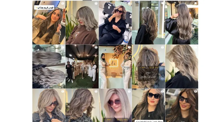 بهترین رنگ کار مو اصفهان