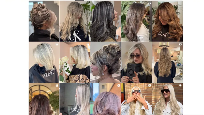 سارا رفیعی رنگ مو اصفهان